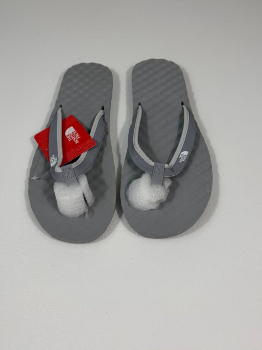 The North Face Base Camp Mini II Flip Flops for Women Meld Grey/TNF White 10